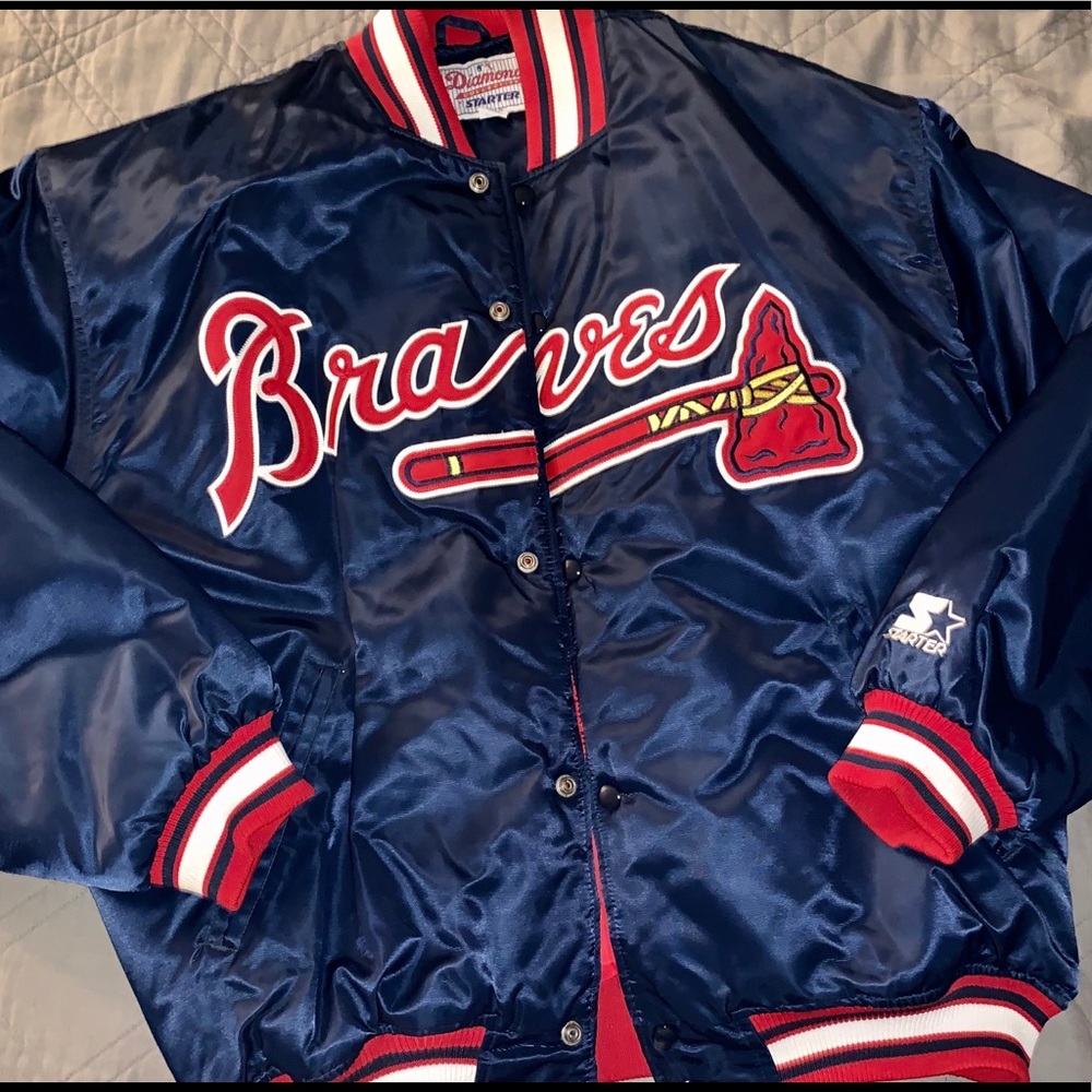 Atlanta Braves Starter Diamond Collection Jacket